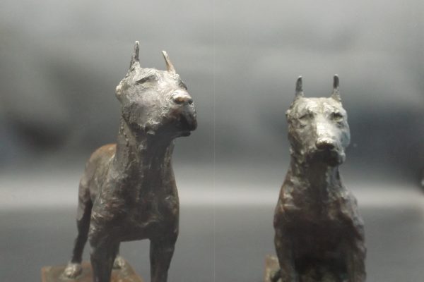 EB Parsons Dogs Bronze Bookends Figure Sculpture Artist Signed - Image 16