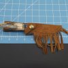 Rare J.Jacob 440 Custom Sheath knife Petrified Ivory Handle - Image 2