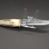 Rare J.Jacob 440 Custom Sheath knife Petrified Ivory Handle - Image 4