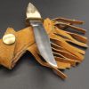 Rare J.Jacob 440 Custom Sheath knife Petrified Ivory Handle - Image 11