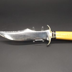 Custom Sheath Knife Exotic Wood Handle