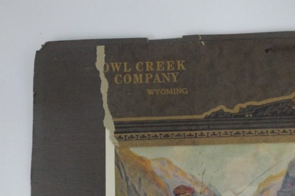 1930 Advertising Calendar for Owl Creek Company Wyoming (battle of wit) - Image 5